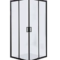 Душевой уголок Golden Frog 90x90см GF-139B профиль черный, стекло прозрачное
