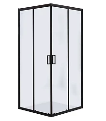 Душевой уголок Golden Frog 90x90см GF-139B профиль черный, стекло прозрачное
