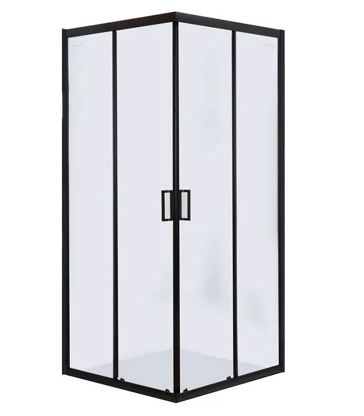 Душевой уголок Golden Frog 90x90см GF-139B профиль черный, стекло прозрачное
