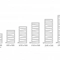 Полотенцесушитель электрический Приоритет Quadro Zigzag 4 107x50 черный