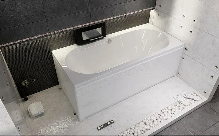 Акриловая ванна RIHO 170x80 B055001005 белая глянцевая