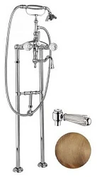 Напольный смеситель для ванны с душем Cezares DIAMOND-VDPS2-02-Sw бронза