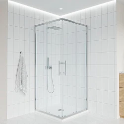 Душевой уголок Veconi Evo 300 CH 110x90 E3-CH-11090-01-C9 профиль хром, стекло прозрачное