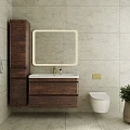 Тумба с раковиной Style Line Атлантика 100 старое дерево