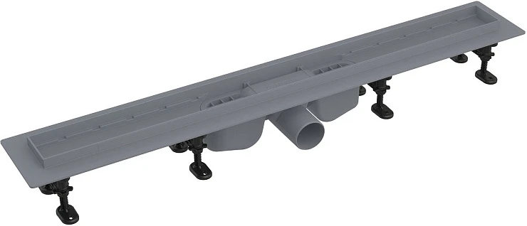 Душевой лоток AlcaPlast Optima APZ12-850 с опорами, хром