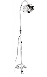 Душевая стойка Cezares Golf GOLF-CVD-01-M хром