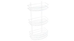 Полка Fixsen FX-720W-3 3-ярусная, белая матовая