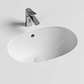 Раковина встраиваемая под столешницу Ceramica Nova Element 56.5см CN6044 белая