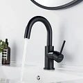 Смеситель для раковины Aquatek Европа AQ1307MB матовый черный