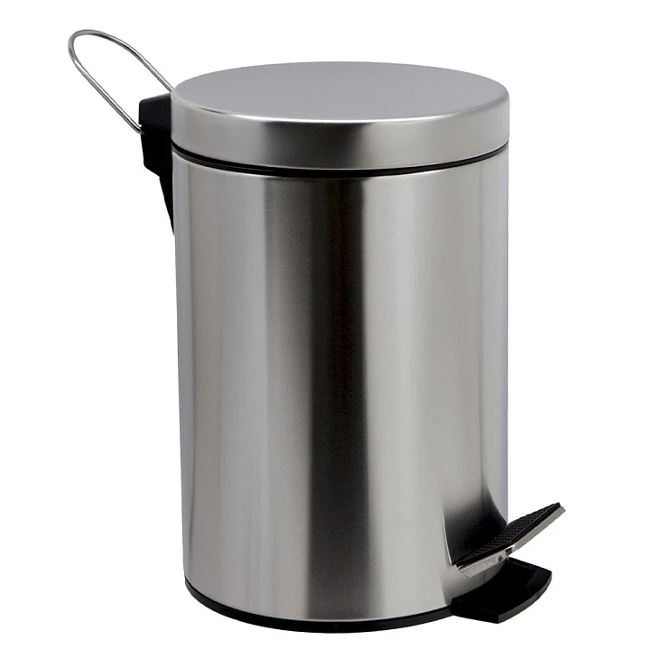 Ведро для мусора Wasserkraft K-665 5л, хром