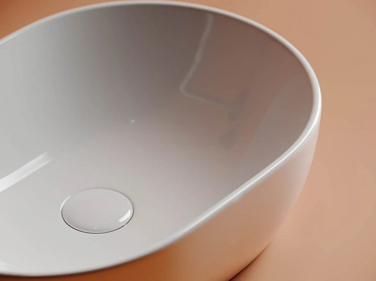 Раковина накладная Ceramica Nova Element CN6019 белая глянцевая