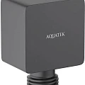 Шланговое подключение для душа Aquatek AQ2459MB черный матовый
