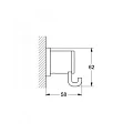 Крючок Grohe Allure 40284000 хром