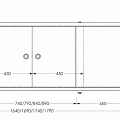 Экран Aquanet Kupe 174см 00273301 белый