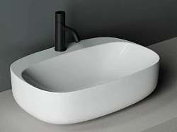 Раковина накладная Ceramica Nova Element CN5012 белая глянцевая