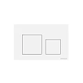 Кнопка смыва Ceramica Nova Balance Square CN12-002W белая глянцевая