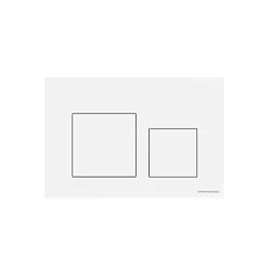 Кнопка смыва Ceramica Nova Balance Square CN12-002W белая глянцевая