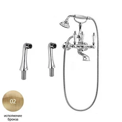 Смеситель на борт ванны Cezares Diamond DIAMOND-PBV-02-Sw бронза
