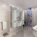 Тумба с раковиной Aquaton Ария М 65 белая