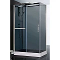 Душевая кабина Orans SR 120х80см 8629ED0 без крыши, профиль хром, стекло графит
