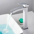 Смеситель для раковины Gappo G1007-18 белый / хром