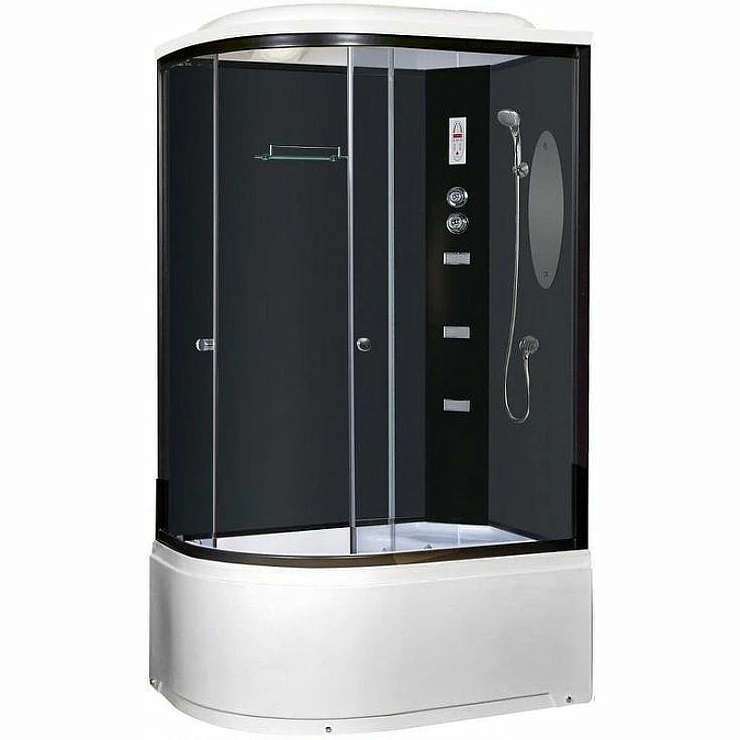 Душевая кабина Niagara Ultra 115х80см NG-214N R профиль черный