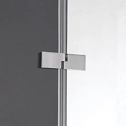 Душевой уголок Cezares Bergamo 100x80см BERGAMO-W-AH-1-100/80-P-Cr-L профиль хром, стекло рифленое