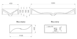 Раковина накладная Salini 1401201MRF
