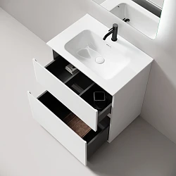 Тумба с раковиной Sancos Folk Floor 70 напольная, Bianco