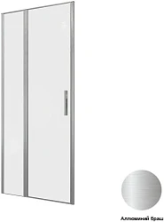 Душевая дверь в нишу Allen Brau Priority 90x200 см 3.31026.BA профиль серебро, стекло прозрачное