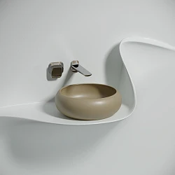Раковина накладная Ceramica nova Element 360*360*120мм CN6050MC капучино матовая