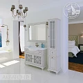 Тумба под раковину Aquaton Беатриче 105 1A187201BEM60 слоновая кость с патиной