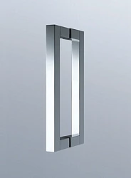 Душевой уголок Cezares Porta 100x100см PORTA-D-R-2-100-C-Cr профиль хром, стекло прозрачное