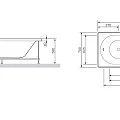 Каркас для ванны AM.PM Spirit W72A-150-070W-R2 серый