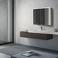 Зеркало-шкаф Esbano 80 ESMS5008 с подсветкой, хром