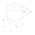 Стакан AM.PM Inspire 2.0 A50A34300 хром