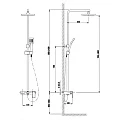 Душевая стойка Timo Selene SX-1041/00 хром