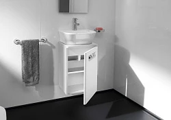 Тумба под раковину Roca Gap 45 ZRU9302880 белая глянцевая