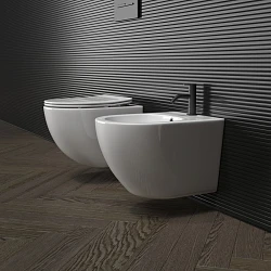 Биде подвесное Ceramica Nova Forma CN3010 белый глянец