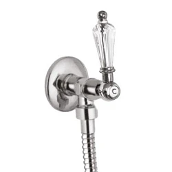 Запорный вентиль DIAMOND-VL-01-Sw Хром, ручка Swarovski