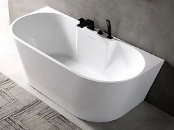 Акриловая ванна ABBER 150x80 AB9296-1.5 белая глянцевая