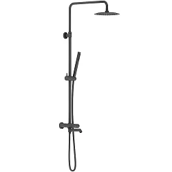 Душевая стойка Damixa Scandinavian Pure 936810300 черная матовая
