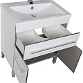 Тумба с раковиной Aquanet Верона 75 287670 белая
