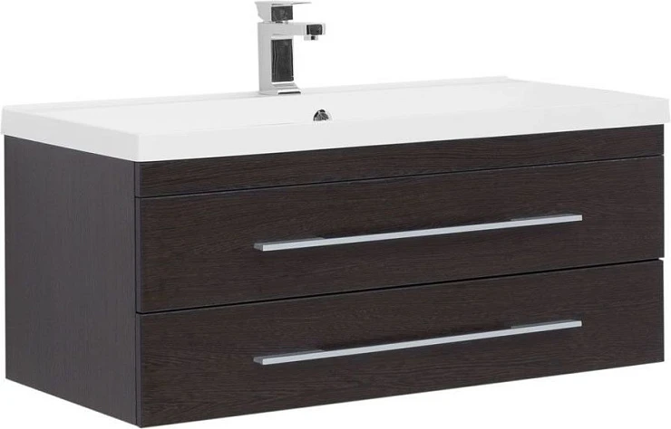 Тумба с раковиной Aquanet Нота 100 212861 венге