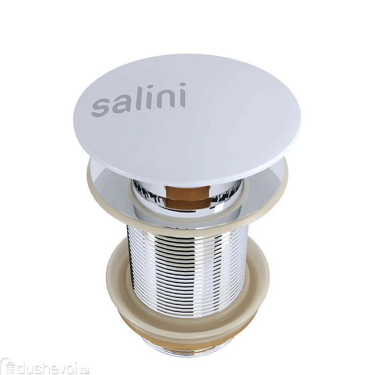 Донный клапан для раковины Salini D 505 16421WG белый глянец