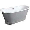 Чугунная ванна Aquanet Sharking 170x68 SW-1002A серая глянцевая