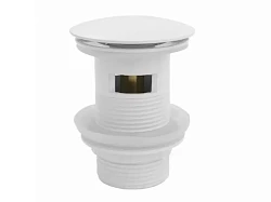 Донный клапан CeramaLux RD001GW белый