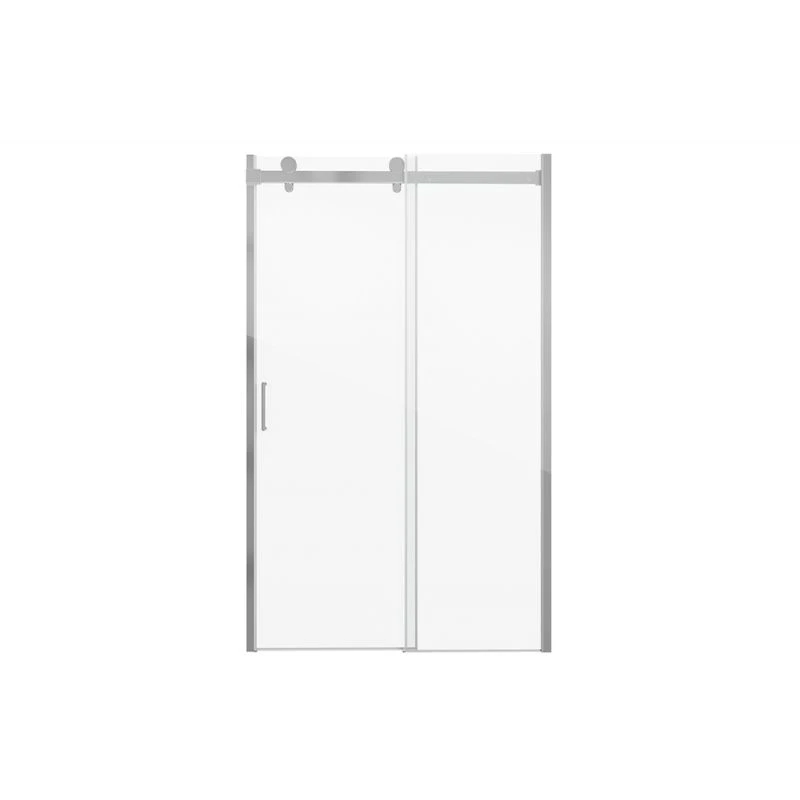 Душевая дверь в нишу Bravat Wave 120x200см BD120.4102S профиль хром, стекло прозрачное