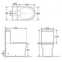 Бачок для унитаза BelBagno ANCONA BB1224T