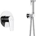 Гигиенический душ Aquatek Бетта AQ1119CR со смесителем, с внутренней частью, хром